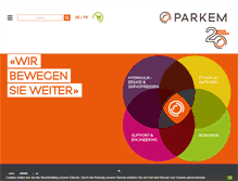 Tablet Screenshot of parkem.ch